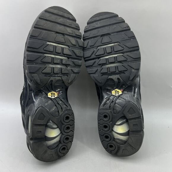 Nike Air Max Plus Running Shoes Men Size 8.5 Black Comfort Athletic Sneakers - Picture 7 of 9